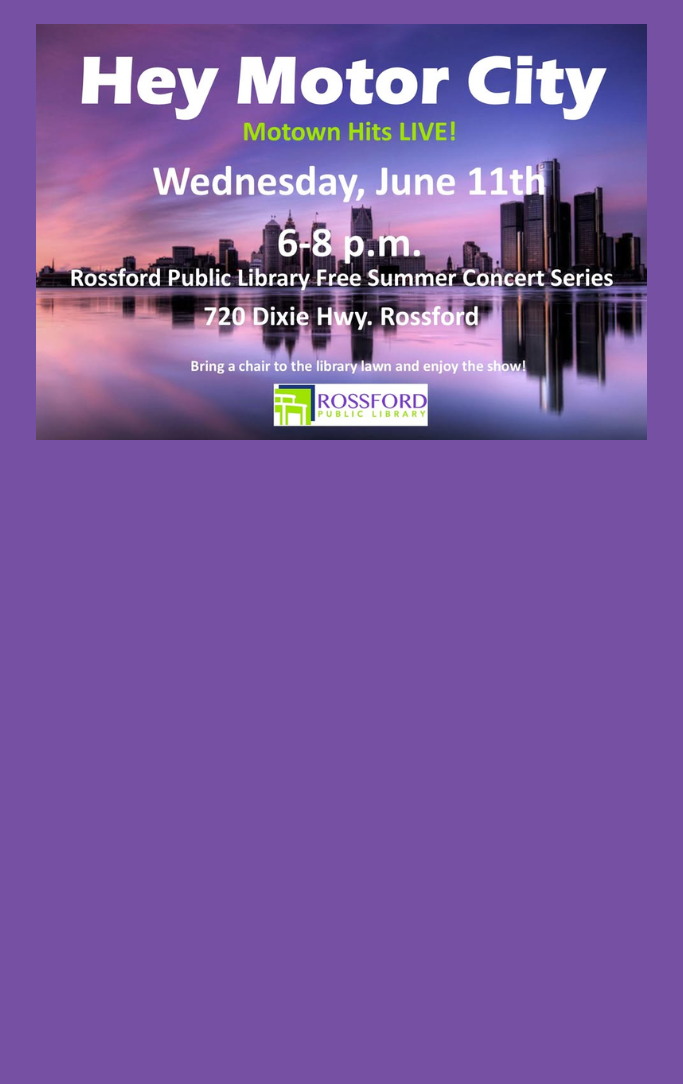 Hey Motor City concert information on picture of Detroit skyline
