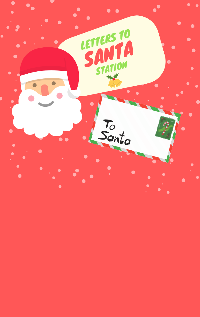 Letters to Santa Station program flyer